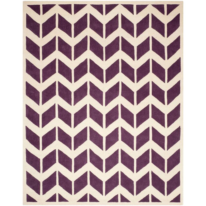 SAFAVIEH Handmade Chatham Aloyse Modern Wool Rug