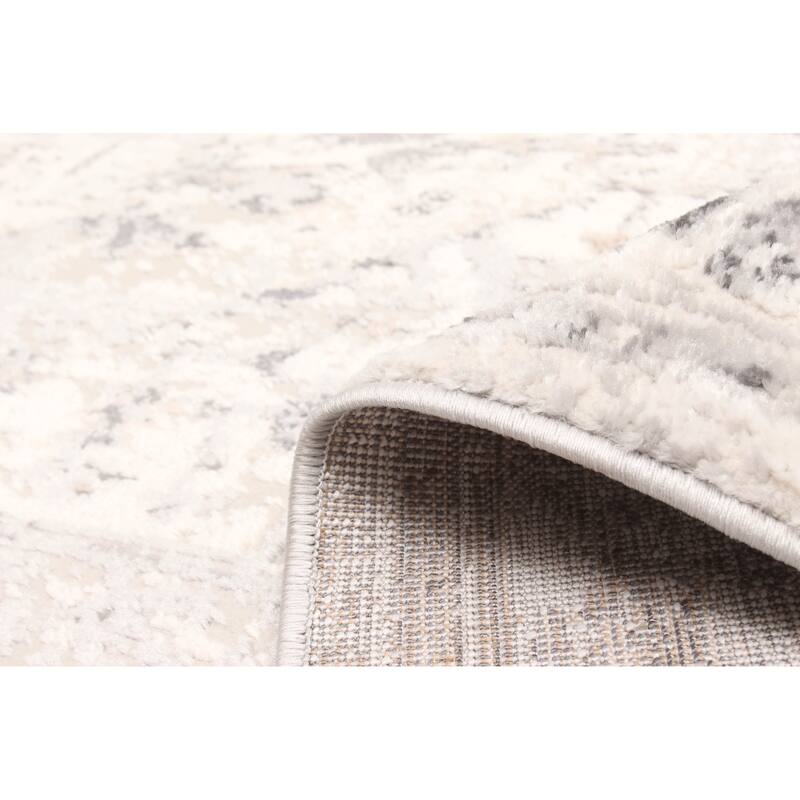 ECARPETGALLERY Machine Made Mira Grey Area Rug