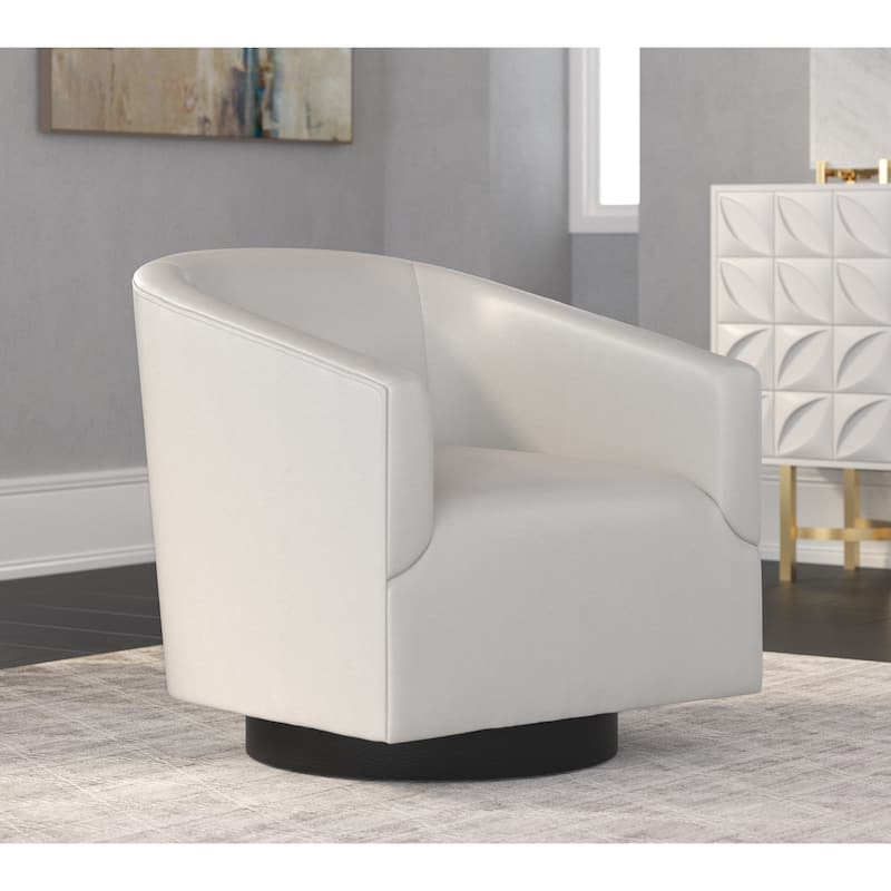 Gilbert Wood Base Swivel Chair by Greyson Living