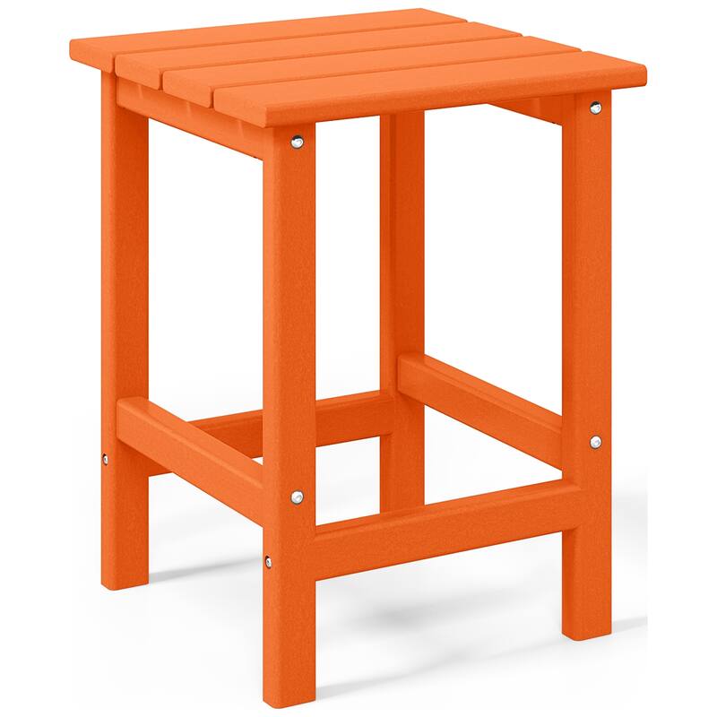 Aderson Outdoor Poly Adirondack Chair with Side Table