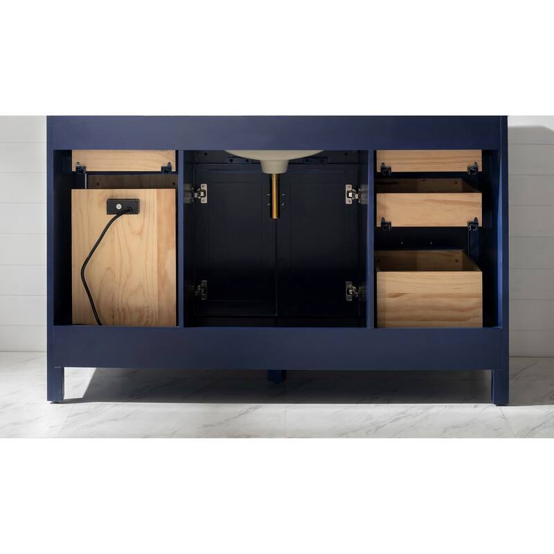 Valentino 54" Single Vanity in Blue