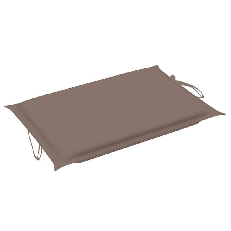 vidaXL Sun Loungers 2 pcs with Cushions Solid Acacia Wood - 72.4" x 21.7" x 25.2"