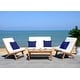 preview thumbnail 5 of 75, SAFAVIEH Outdoor Chaston 4-Piece Conversation Patio Set with Accent Pillows