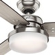 preview thumbnail 17 of 27, Hunter 52" Sentinel Ceiling Fan with LED Light Kit and Handheld Remote