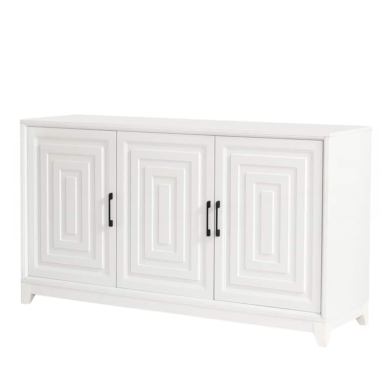 Modern Entertainment Center Media Console Cabinet