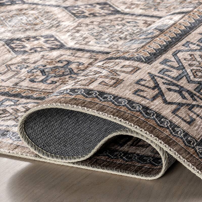 Nuloom Arisbeth SplashGuard Machine Washable Area Rug