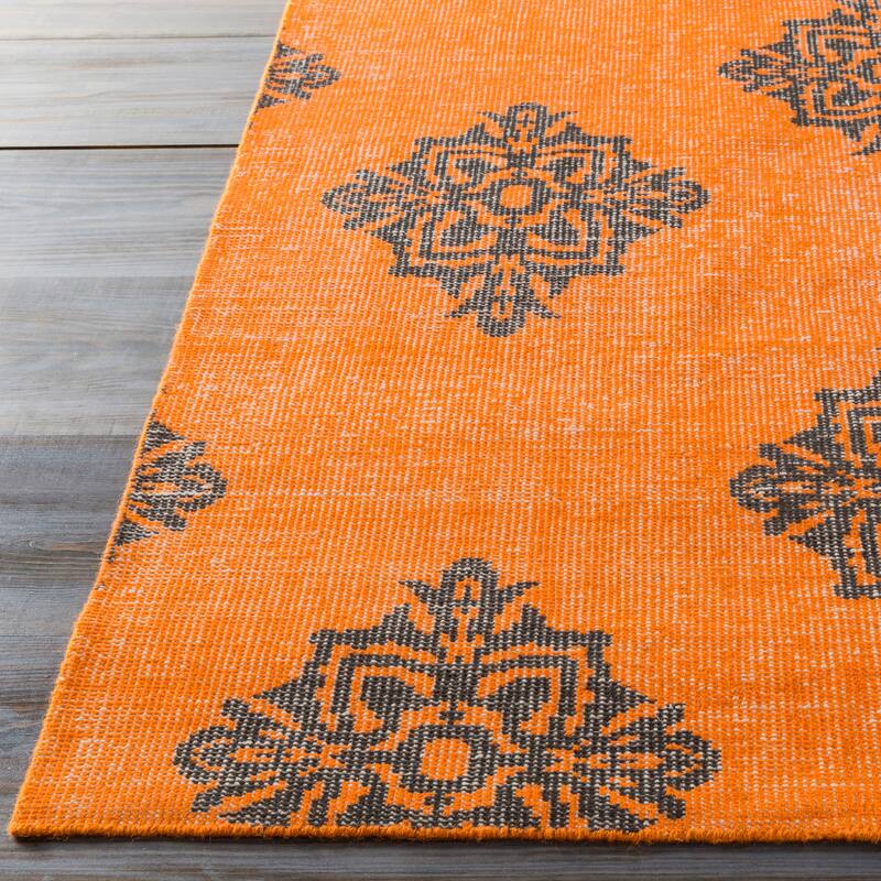 Crediton Hand-knotted Contemporary Wool Area Rug