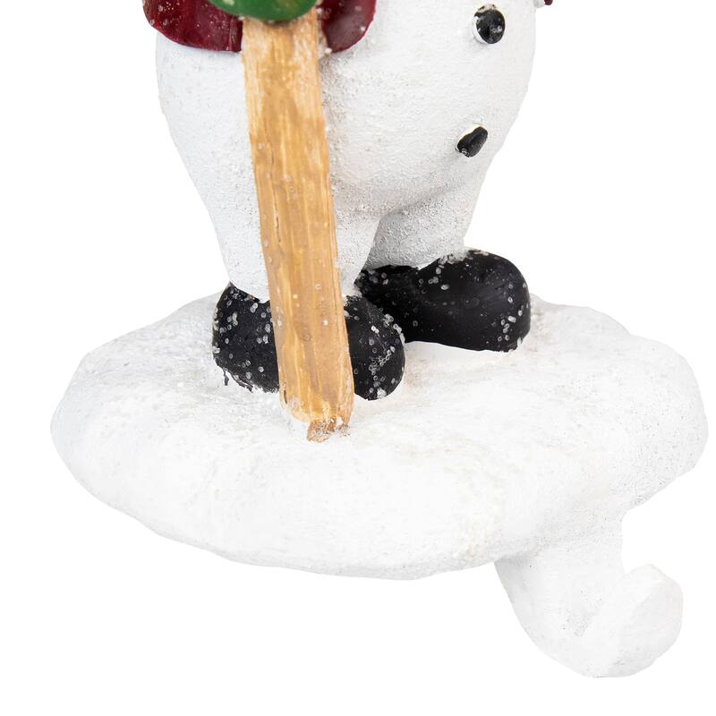 Winter Ready Glitter Snowman Christmas Stocking Holders - 7" - Set of 4