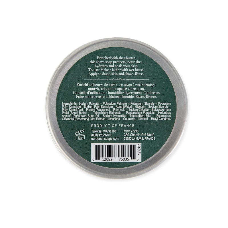 Men'S Shave Soap In Tin