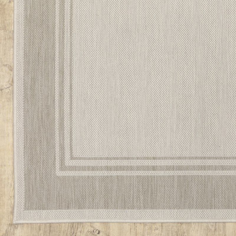 Vista Home Palmetto Simple Border Indoor/ Outdoor Area Rug