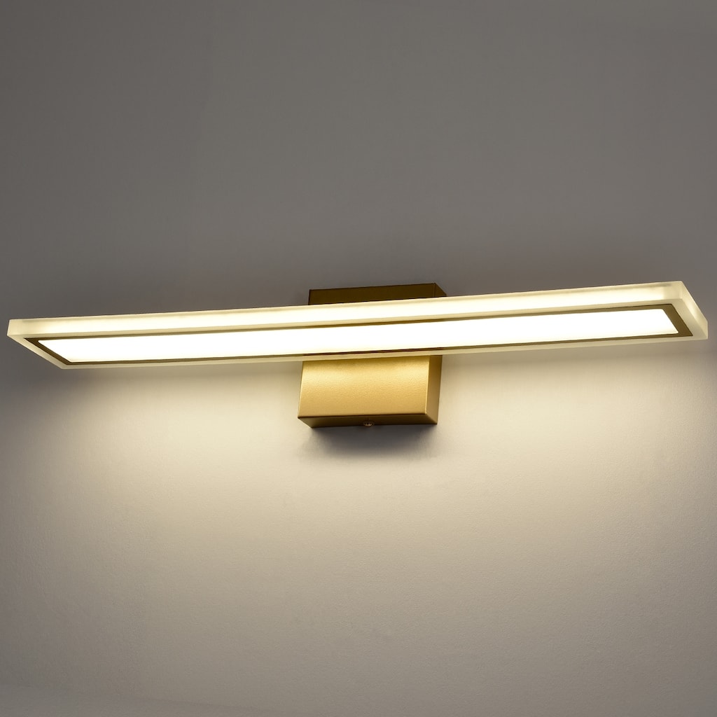 Portobello Modern LED Brass Wall Sconce , Vanity Lights, 4000k
