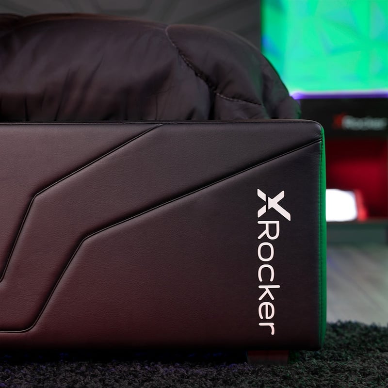 X Rocker Oracle Gaming Bed with TV Mount, Black