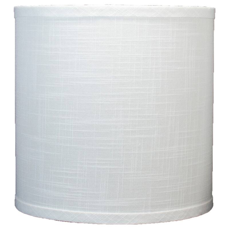 Classic Drum Linen Lamp Shade, 8" to 16" Bottom Size