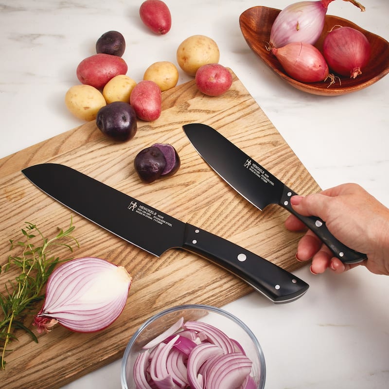 Henckels Noir 2-pc Asian Knife Set - Black - 3-pc