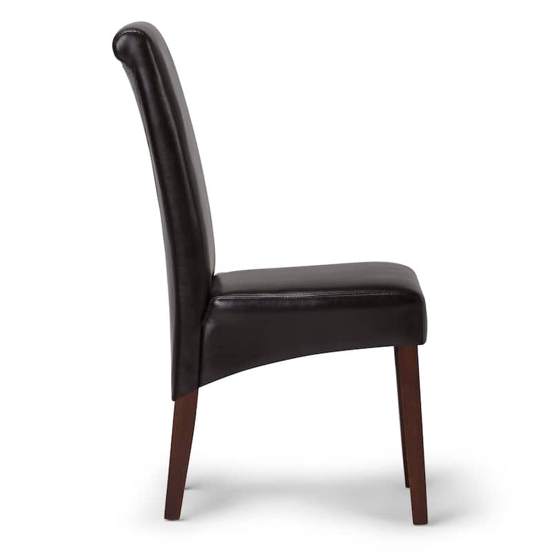 WYNDENHALL Franklin Transitional Deluxe Parson Dining Chair (Set of 2) - 17.7"w x 19.7"d x 40.2"h