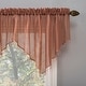 preview thumbnail 68 of 73, No. 918 Erica Crushed Voile Ascot Beaded Sheer Rod Pocket 1-Piece Curtain Valance