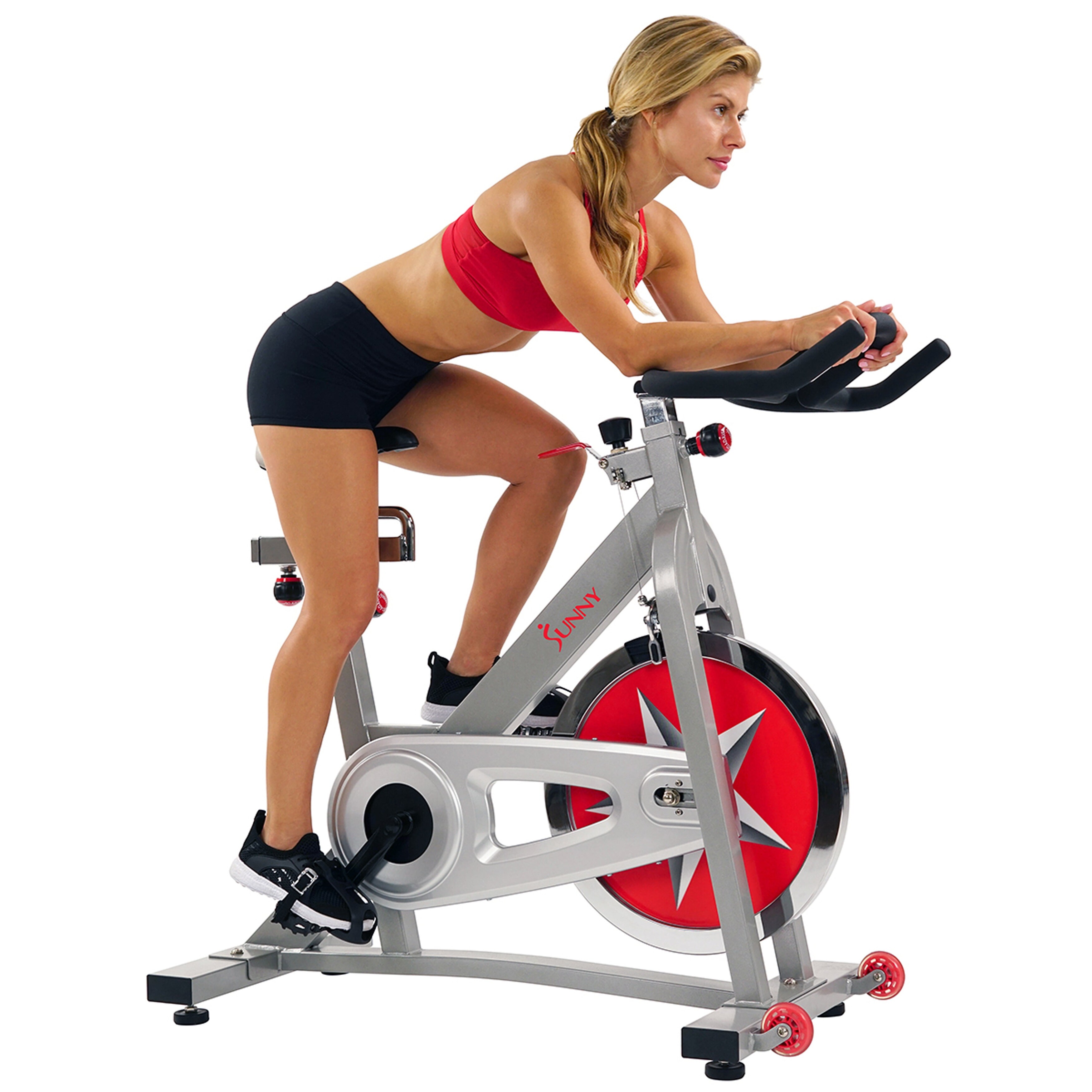 ふぃつとねす Stationary Chain Drive 40 lb Flywheel Pro Indoor Cycling Exercise