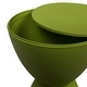 preview thumbnail 76 of 143, Boyd Round Side Table with Ribbed Design Base - Accent Hourglass End Table with Removable Lid for Living Room & Bedroom