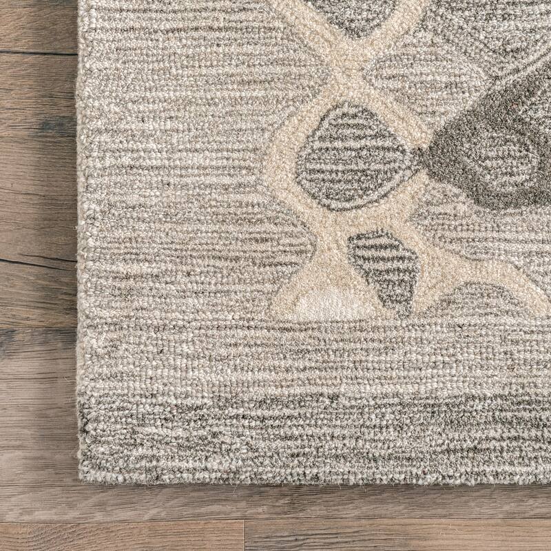 Nuloom Jae Transitional Pebbles Wool Area Rug.