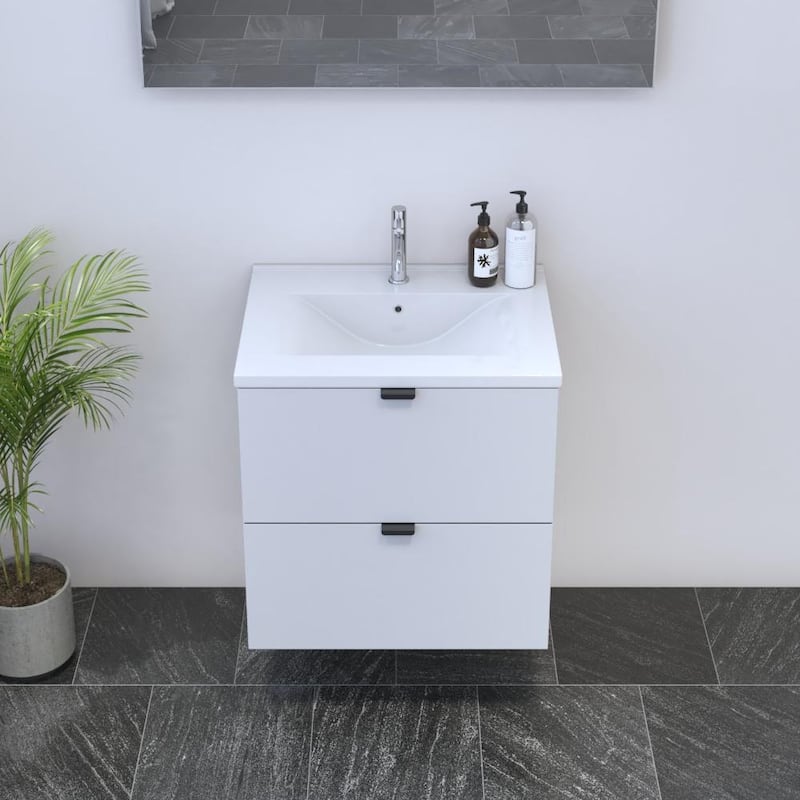 Ines 2S 60 Floating Bathroom Vanity (24" Width)