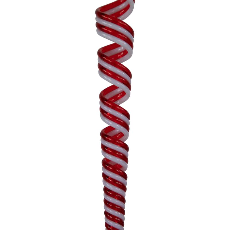 Pack of 4 Candy Curls Christmas Ornaments 7"