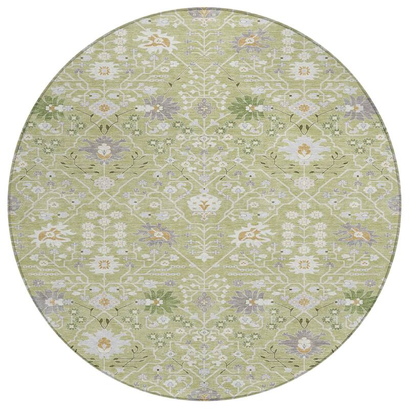 HomeRoots Oriental Traditional Rectangle Outdoor Rug