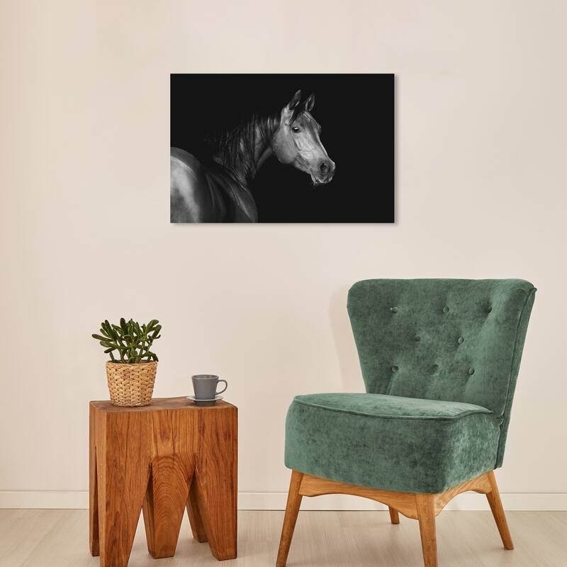 Wynwood Studio Canvas Animals Tender Look Black and Modern & Contemporary Wall Art Canvas Print - 16 x 24