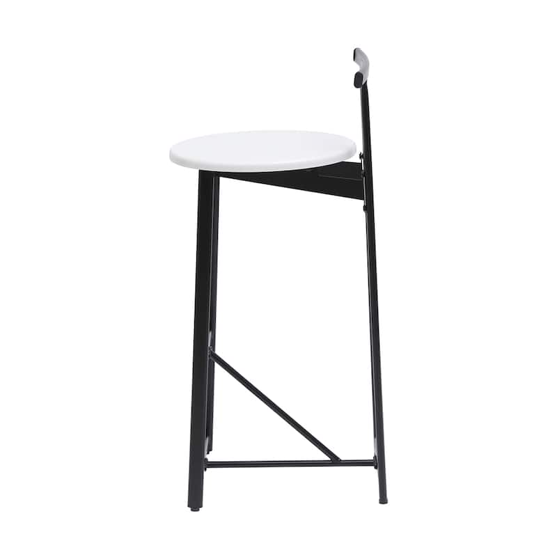 Bar Stool,Counter Height Barstools w/Back Armless Dining Chairs,3 PCS