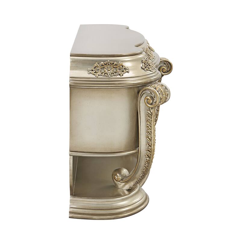 Davies Champagne and Gold 4-Drawer Dresser