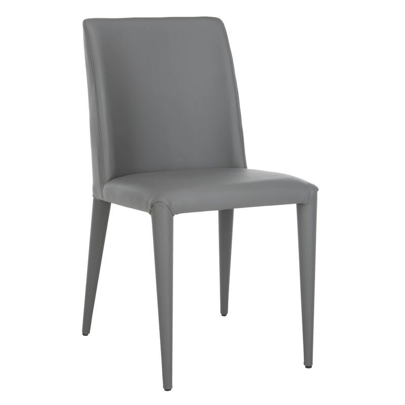 SAFAVIEH Shirlee Mid-Century Dining White Dining Chair (Set of 2) - 22.5" x 17.4" x 33.5" - 23Wx17Dx34H