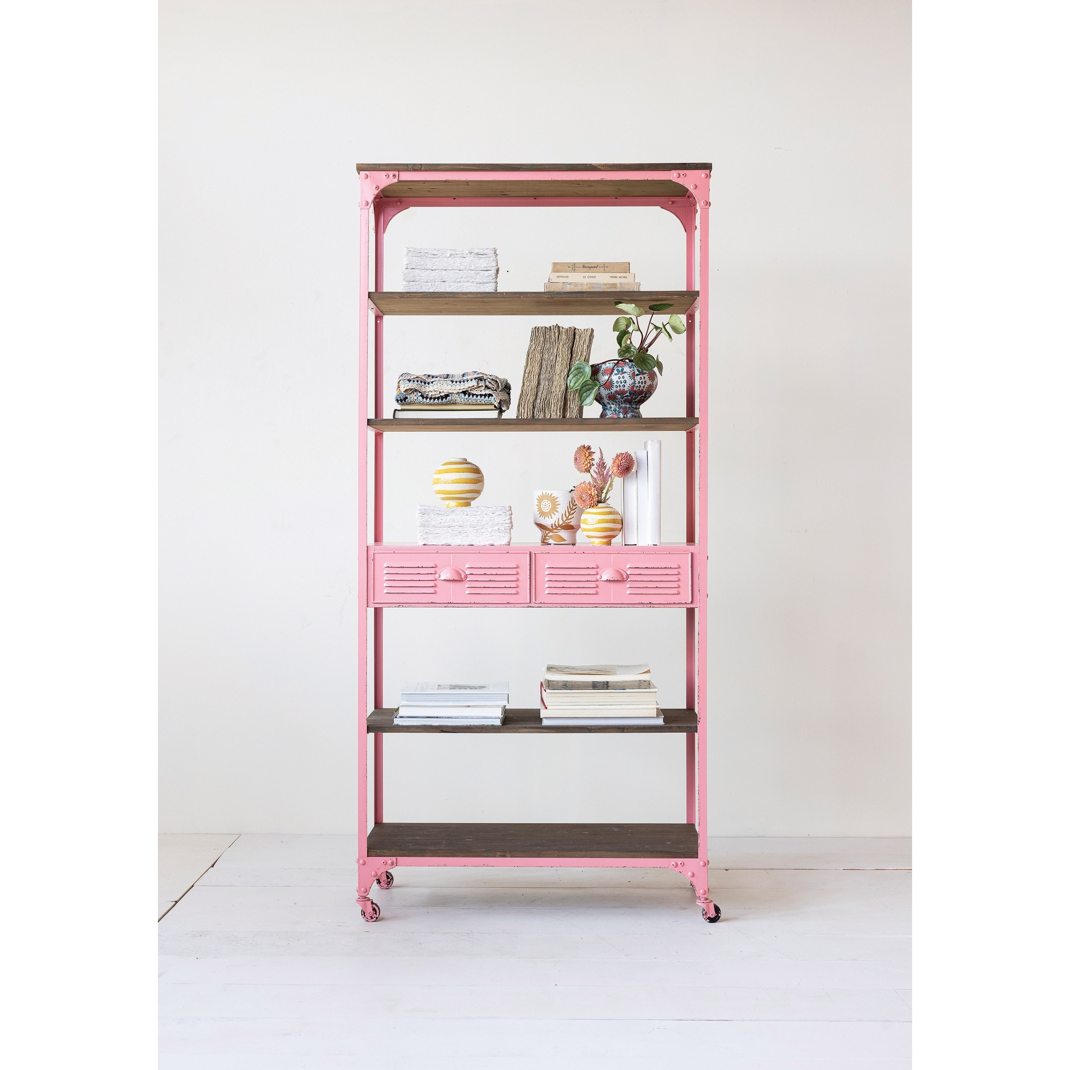 Metal-and-Wood-5-Tier-Shelf-on