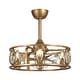 preview thumbnail 10 of 10, 22" Modern Crystal Caged Ceiling Fan Chandelier with Remote