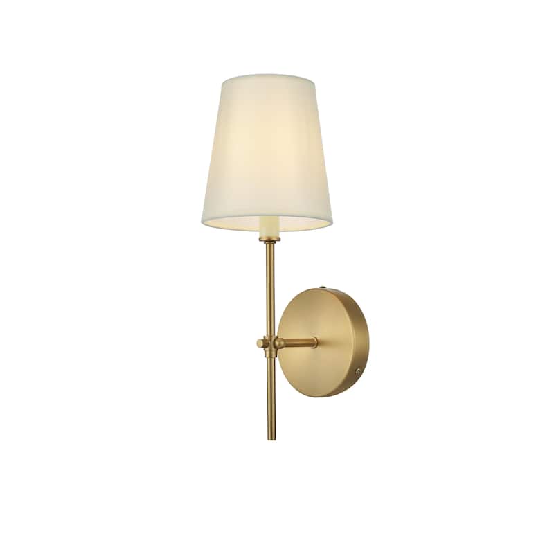 Mel Collection Wall Sconce D5.5 H15 Lt:1 Black Finish