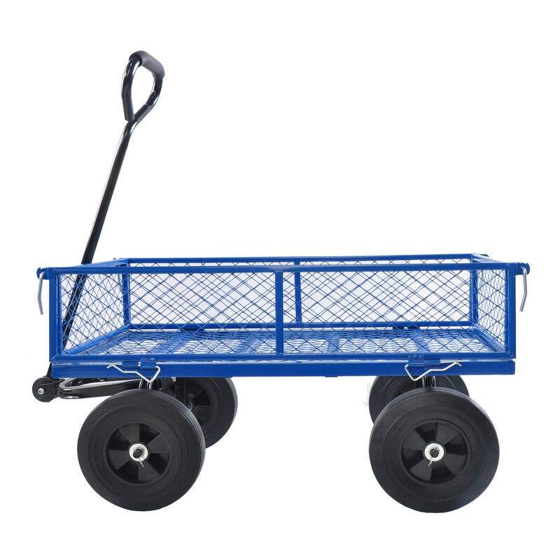 Heavy-Duty Tool & Garden Utility Wagon Cart - Firewood & Debris Hauler