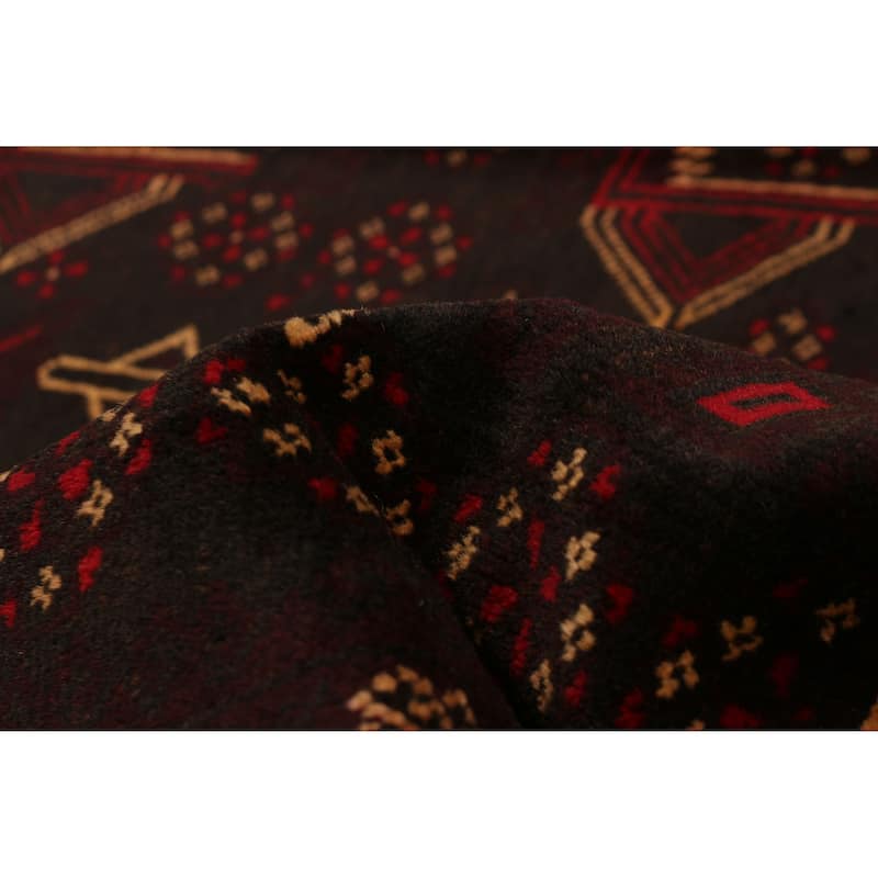 Teimani Black Rug 4'4" x 6'8" - 4'4 x 6'8