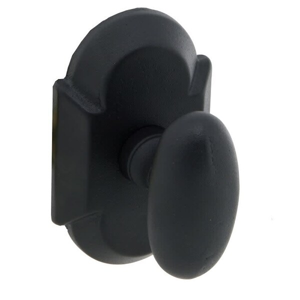 Delaney BP-102TB-RO SandCast Collection Rosa Series Privacy Door Knob Set with Curved Rosette