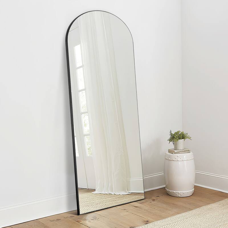 Arched Mirror Full-length Floor Mirror with Standing