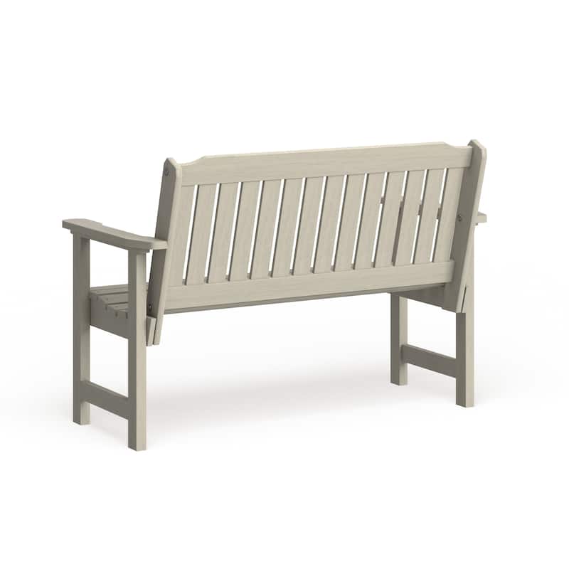 HIGHWOOD Lehigh 5-foot Eco-friendly Synthetic Wood Garden Bench