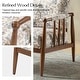 preview thumbnail 21 of 22, HULALA HOME Avidite Farmhouse Solid Wood Arm Chair with Full Assembly