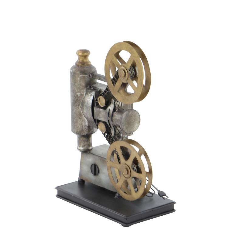 Metal Film Camera Decorative Sculpture - Black - Roche River Decor