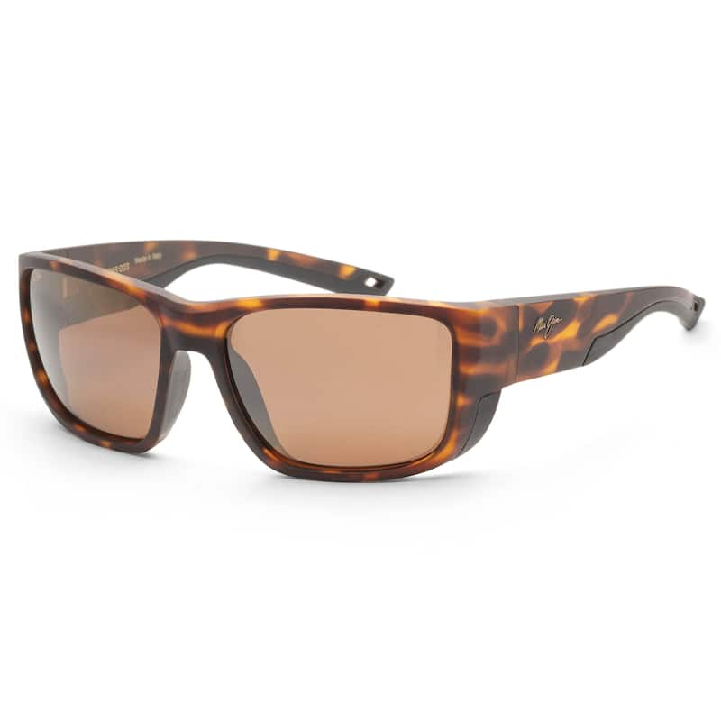 Maui Jim Men's Amberjack 60 mm Brown Sunglasses MJ0896S-003