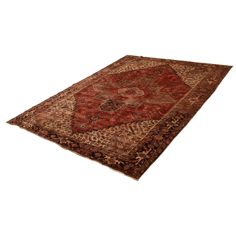 ECARPETGALLERY Hand-knotted Sarabi Red Wool Rug - 9'4 x 12'10
