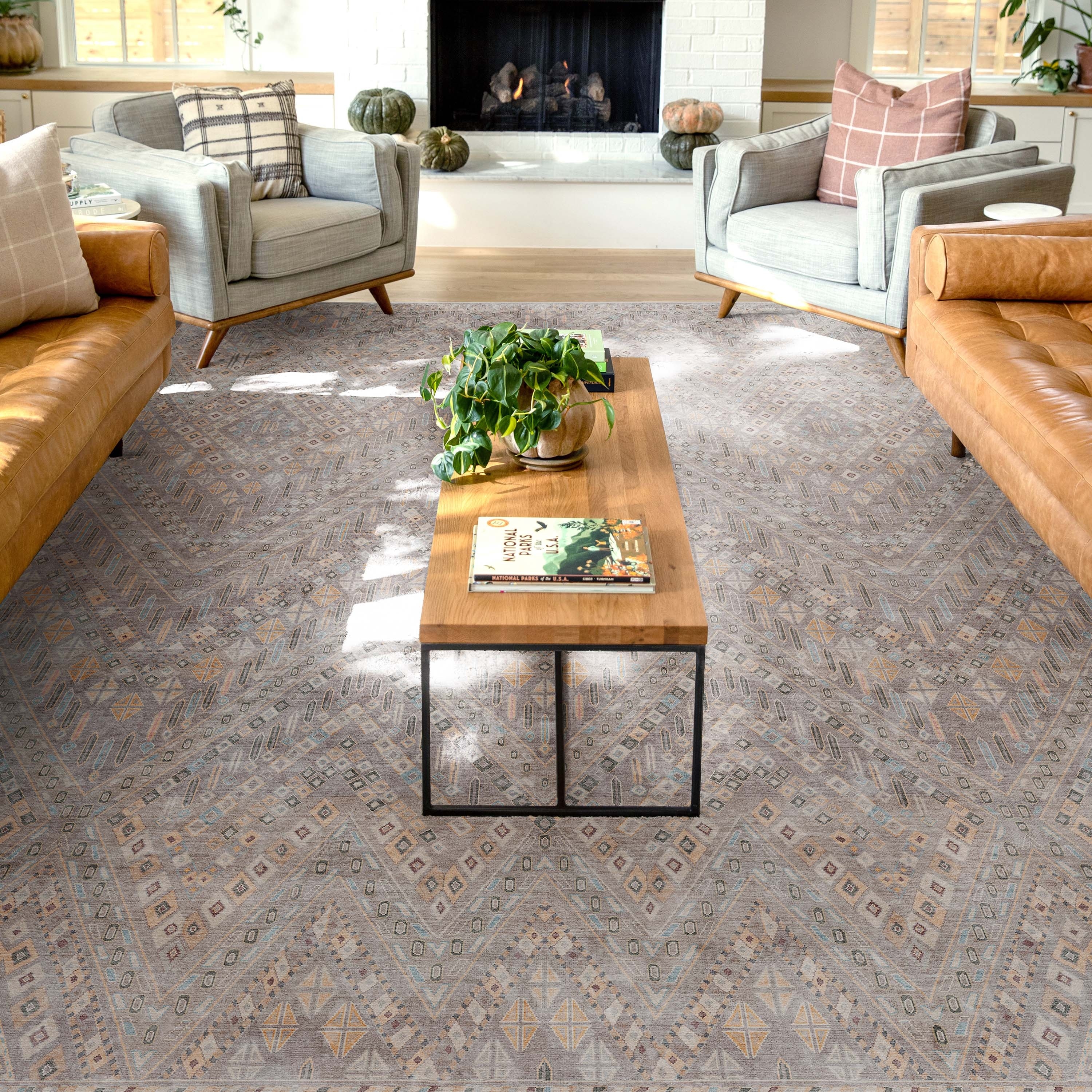 Well Woven Asha Vintage Anya Machine Washable Area Rug