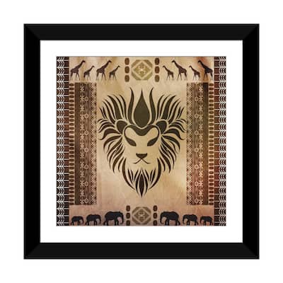 iCanvas "King of Africa" by Unknown Artist