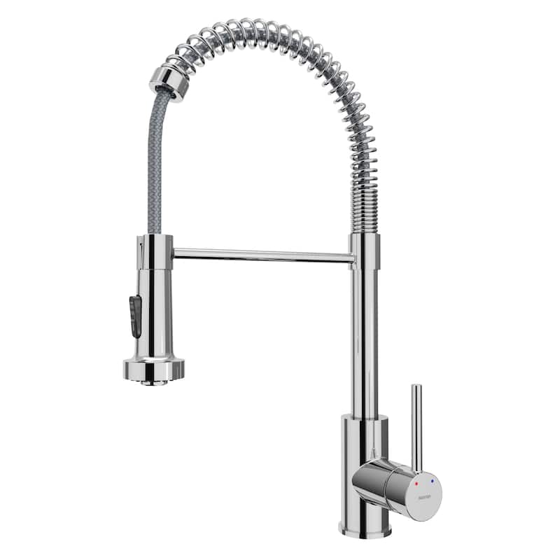 Karran Loxton Touchless Single-Handle Pull-Down Sprayer Kitchen Faucet - Chrome