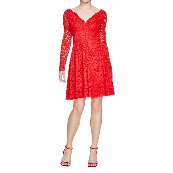 Vera Wang Long Sleeve Formal Dress