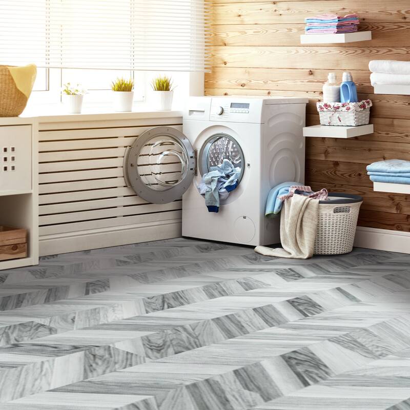 Art3d 36'' x 6'' Interlocking Luxury Vinyl Flooring Tile, Wood Floor Plank,Waterproof, Anti-Slip,18pcs,27 sqft