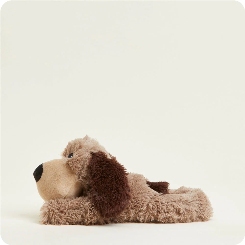 Brown Dog Warmies Cozy Plush Heatable Lavender Scented Stuffed Animal