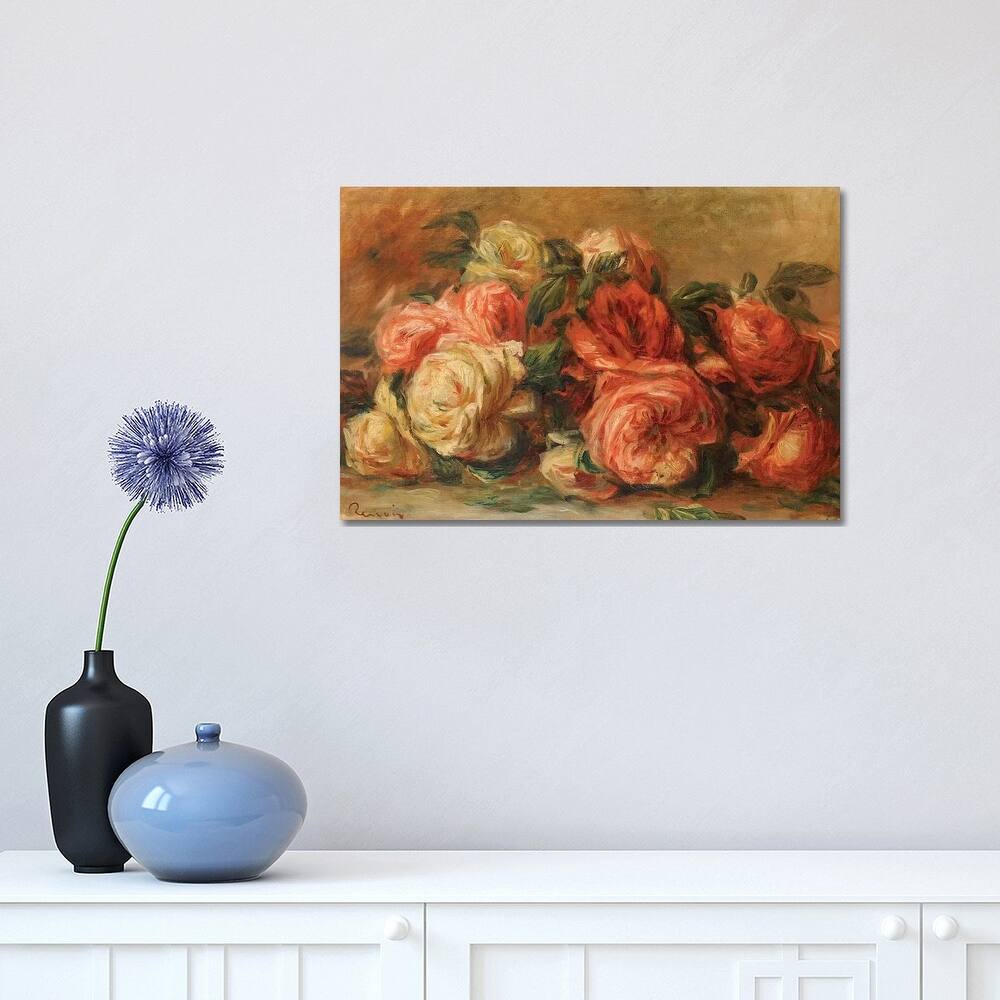 iCanvas "Discarded Roses " by Pierre-Auguste Renoir Canvas Print