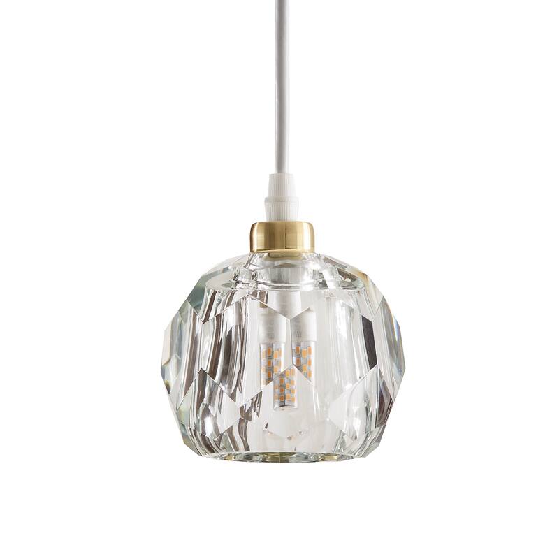 Galway Round Crystal LED Pendant / Chandelier by iNSPIRE Q Bold